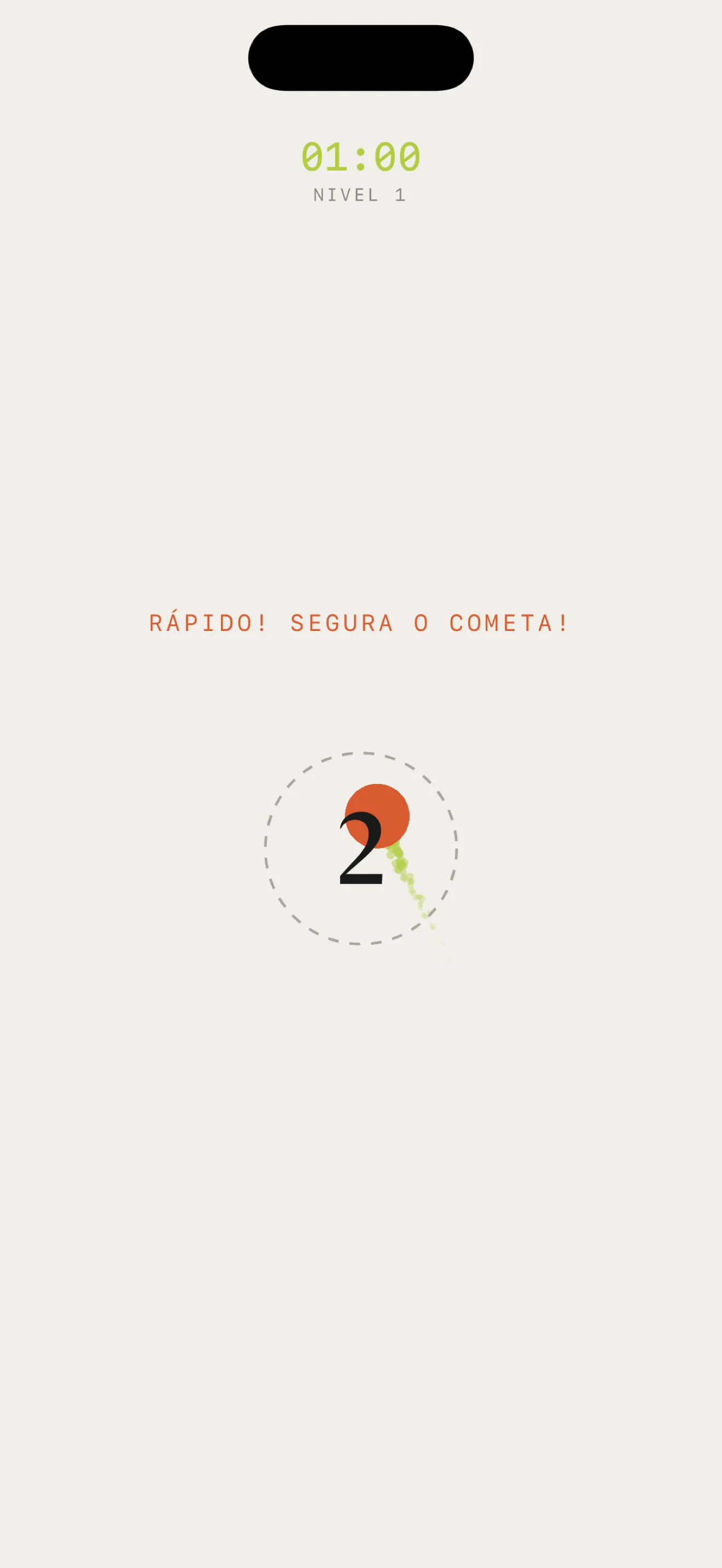 Tela do Cauda do Cometa BLA
