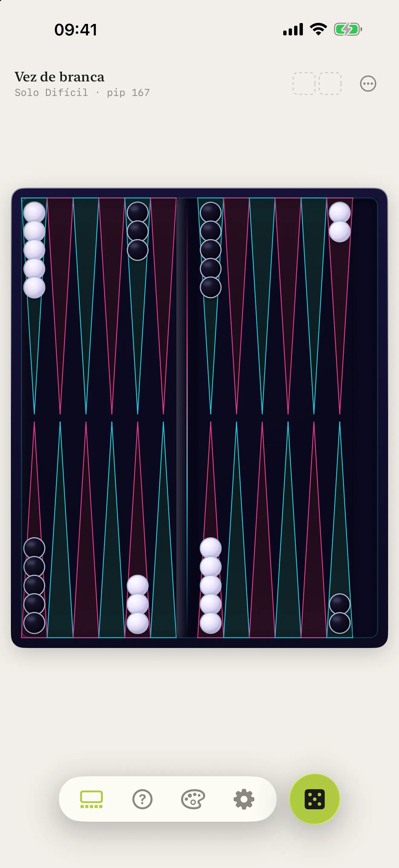 tabuleiro neon