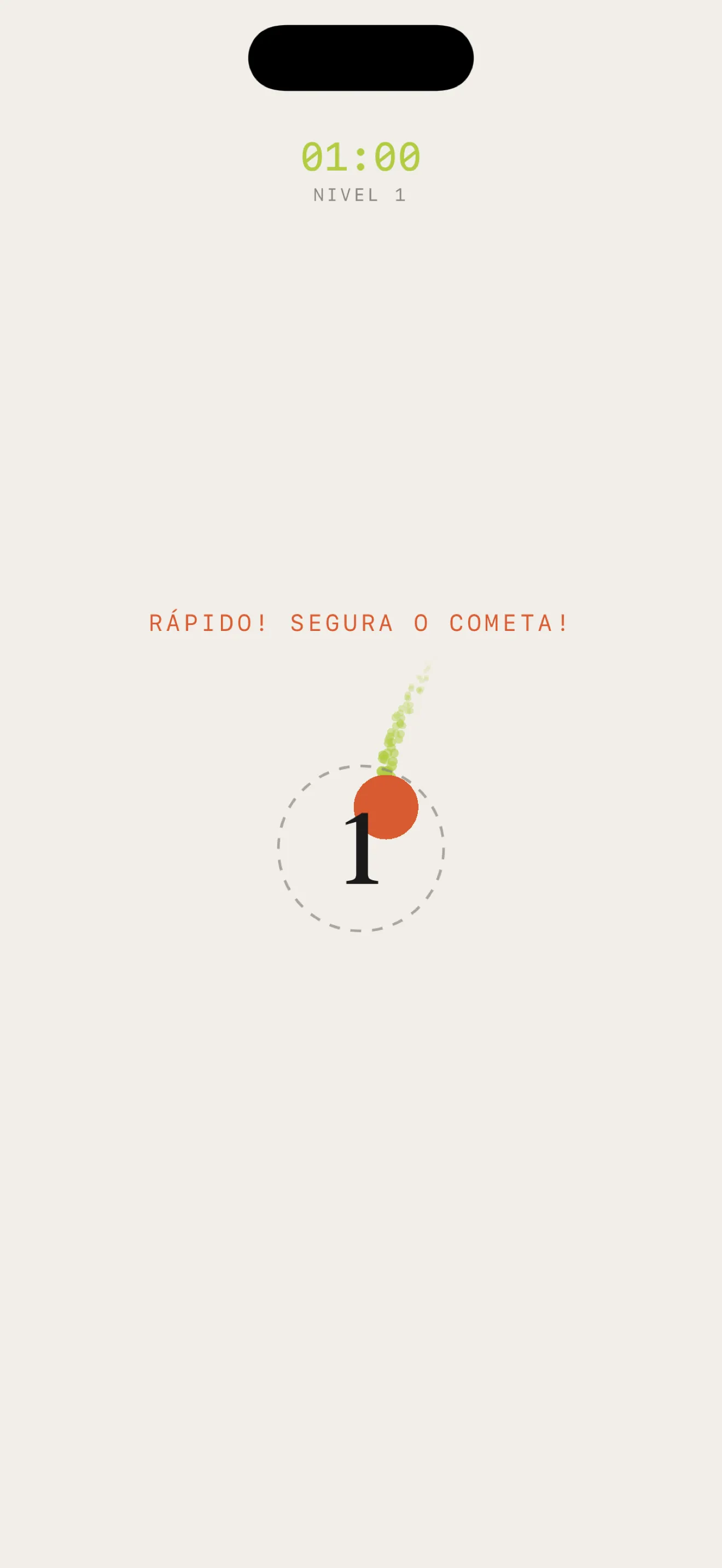 Tela do Cauda do Cometa BLA