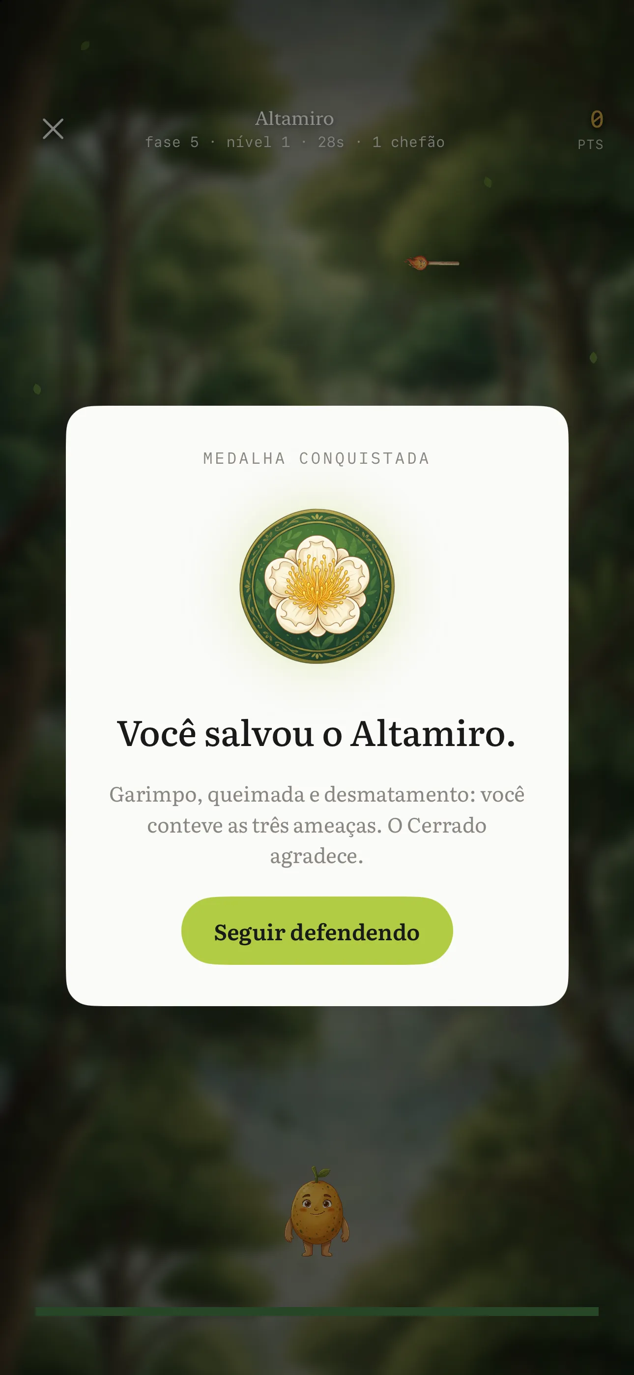 medalha do parque