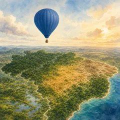 Ícone Balão Azul BLA